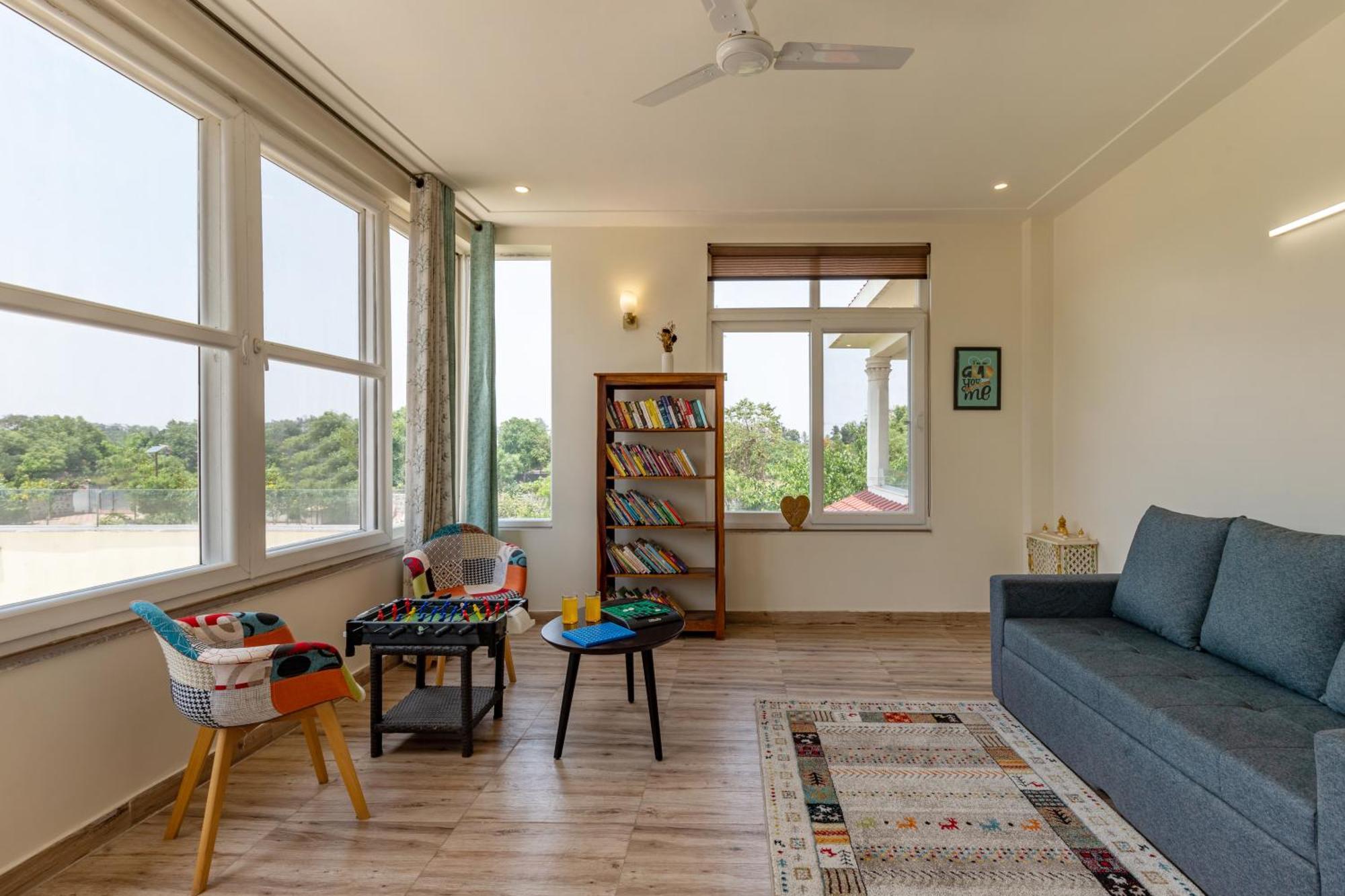 Alaya Stays Raga 2Bhk Farmstay With An Entertainment Lounge Sohna Bagian luar foto