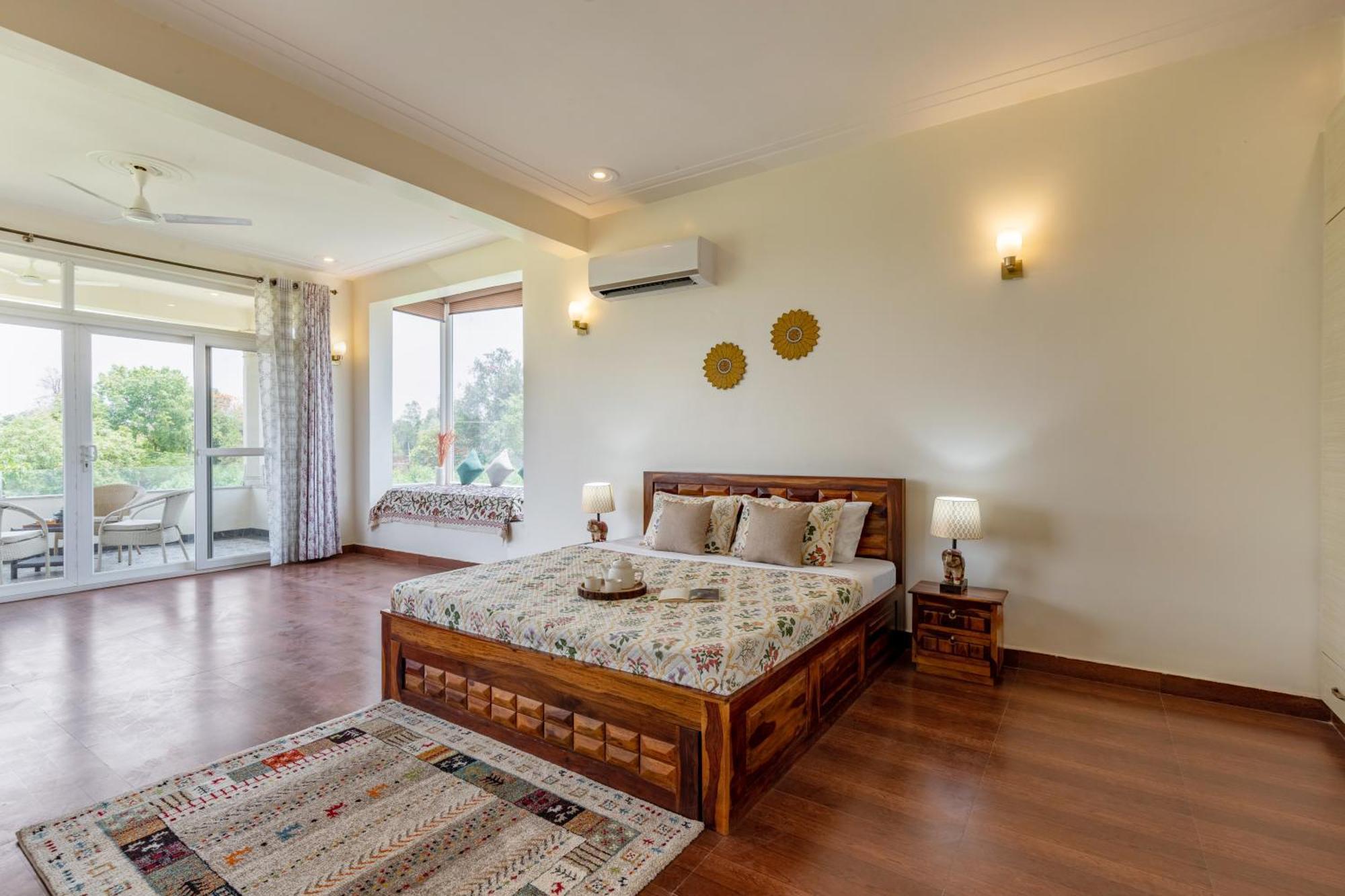 Alaya Stays Raga 2Bhk Farmstay With An Entertainment Lounge Sohna Bagian luar foto